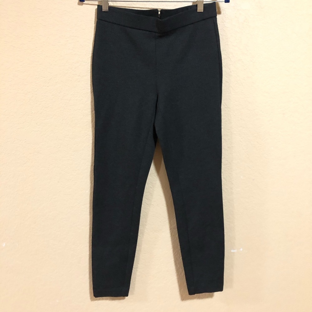 J. Crew S Gray Pixie Ankle Length Trouser Pants - image 2